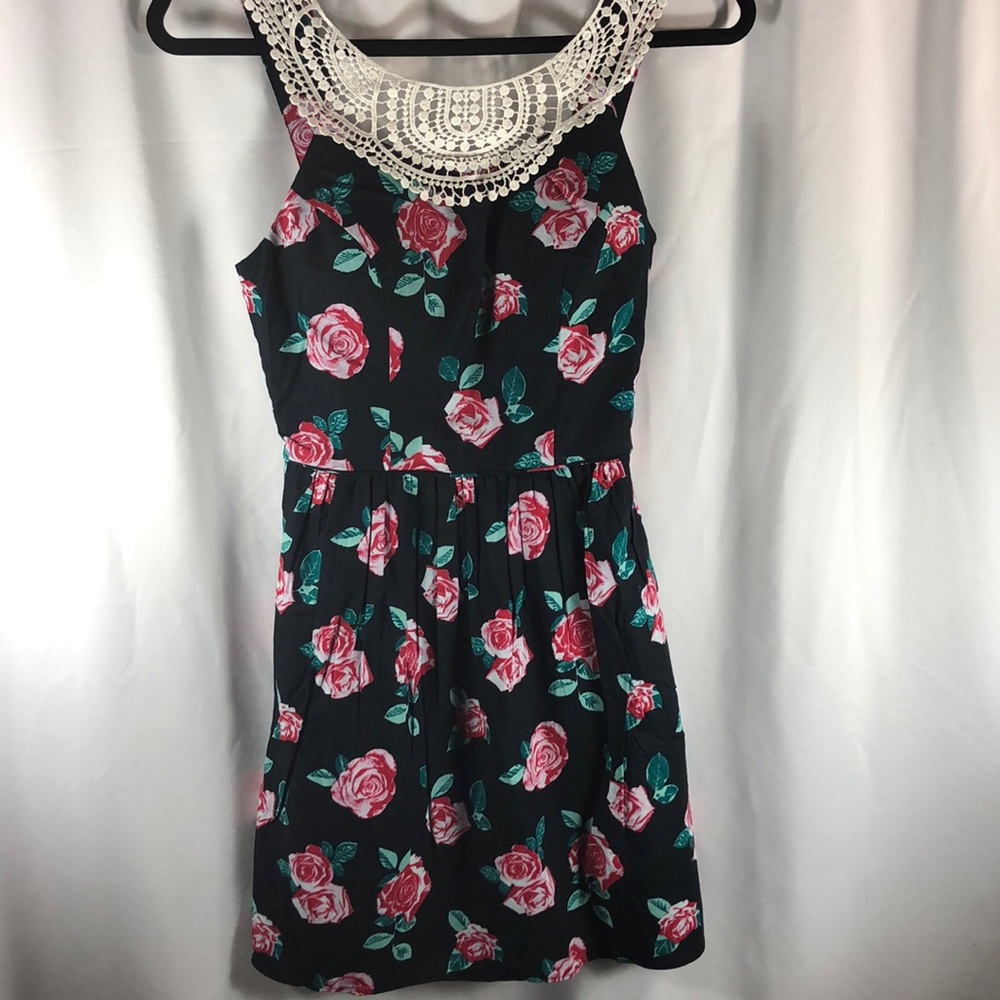 No Boundaries Floral Mini Dress